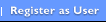 Register as User
